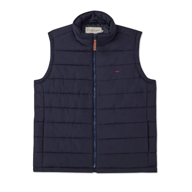R.M.Williams Patterson Creek Mens Vest - Navy