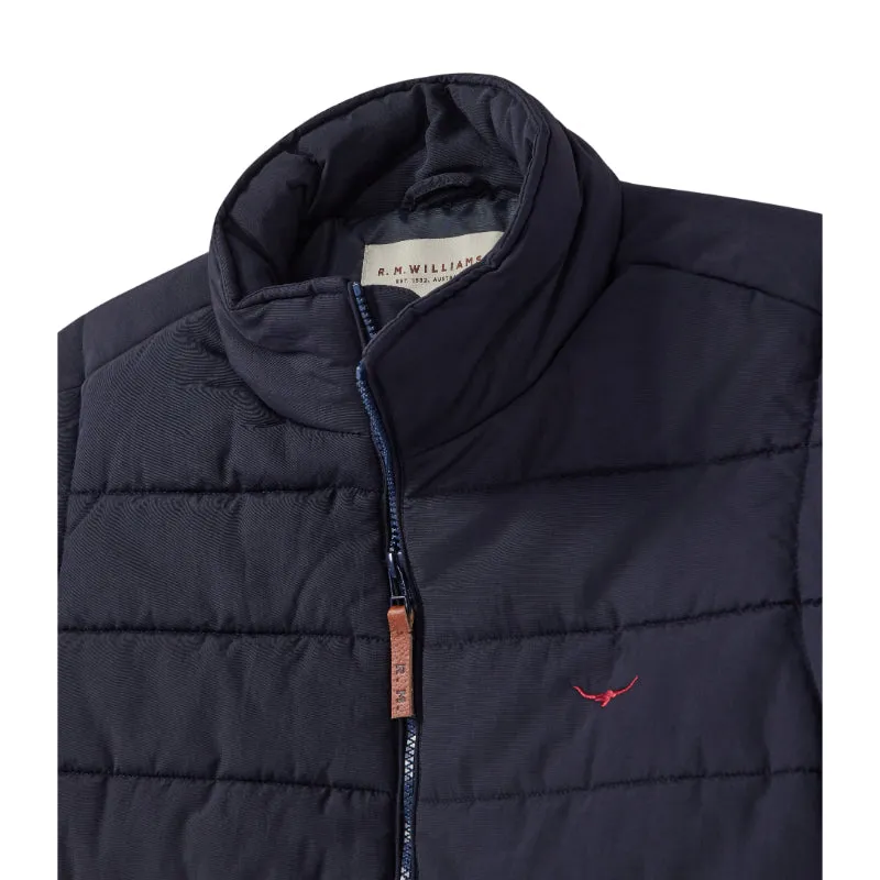 R.M.Williams Patterson Creek Mens Vest - Navy