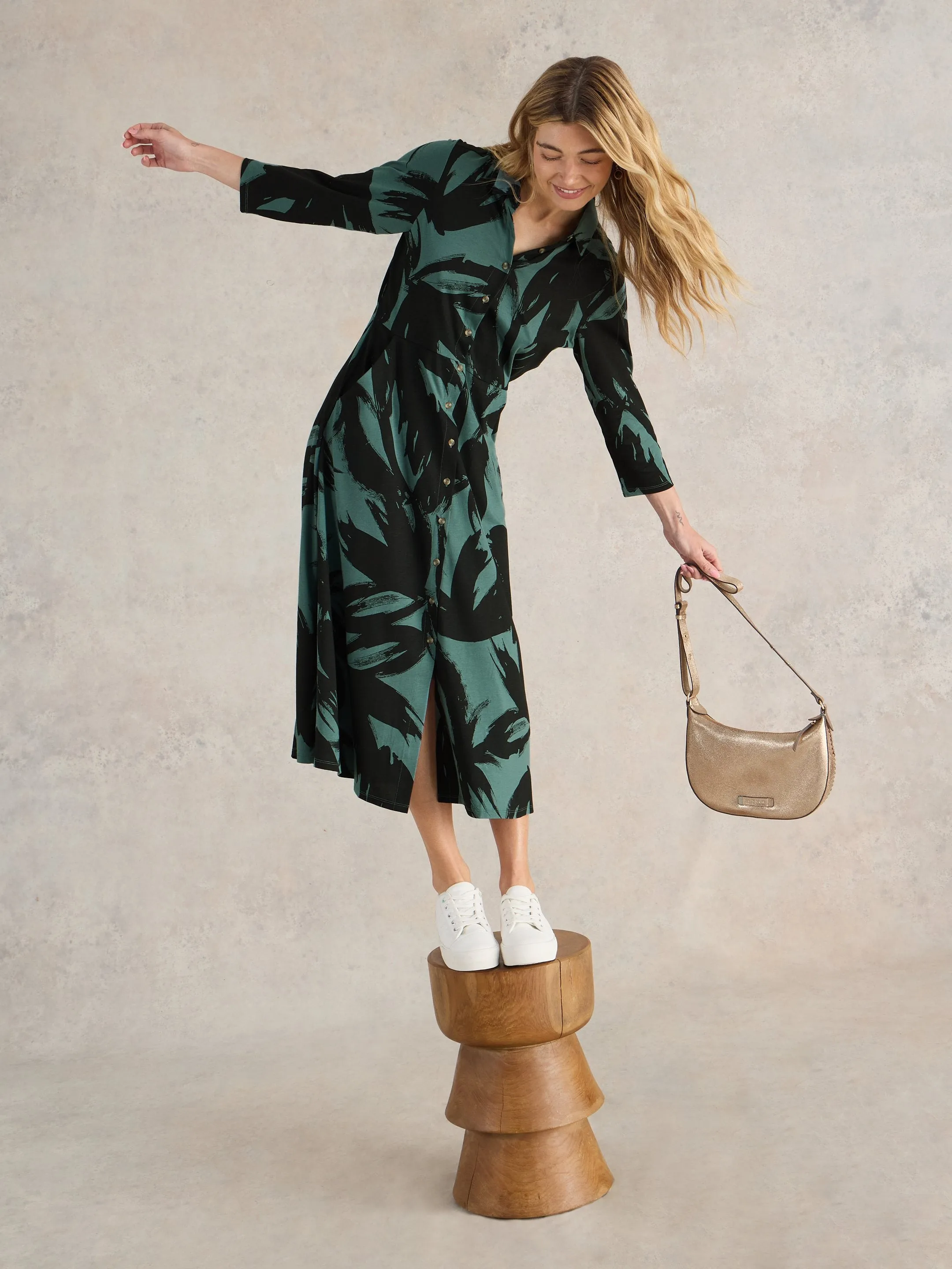 Rua Jersey Shirt Dress