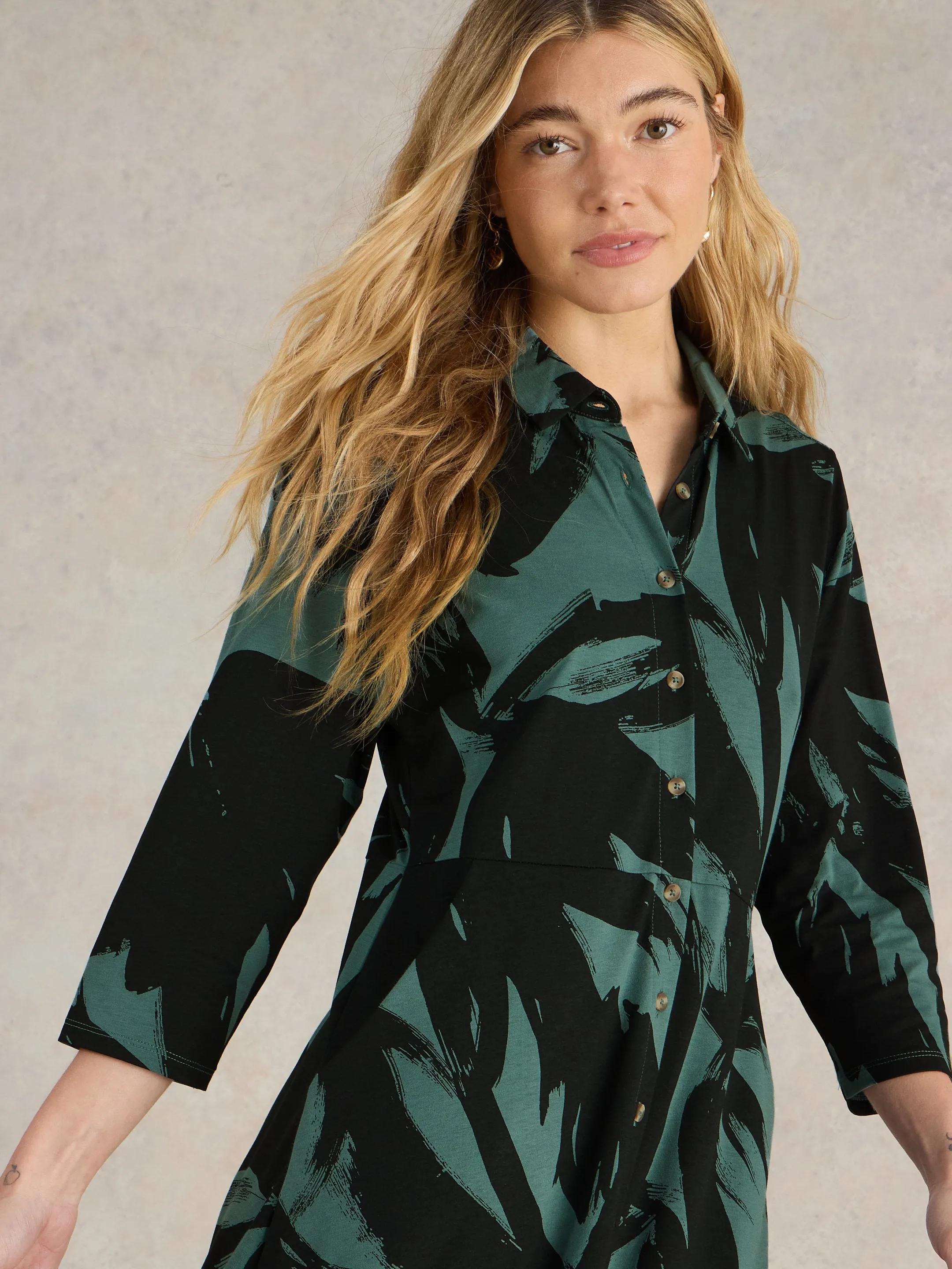 Rua Jersey Shirt Dress