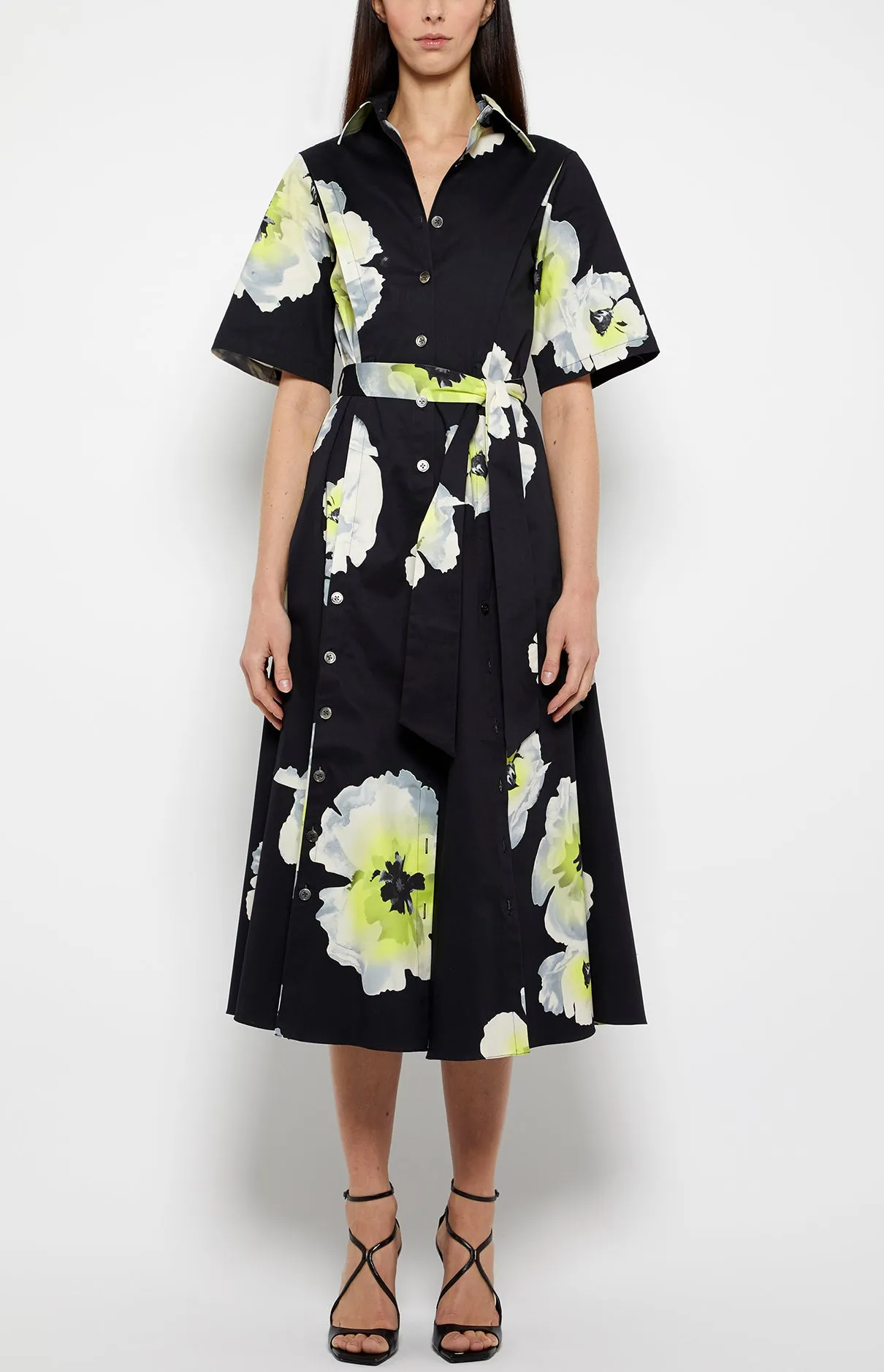 SHORT SLEEVE SHIRT DRESS
