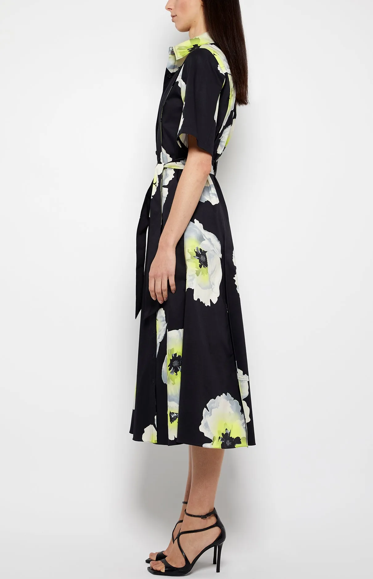 SHORT SLEEVE SHIRT DRESS
