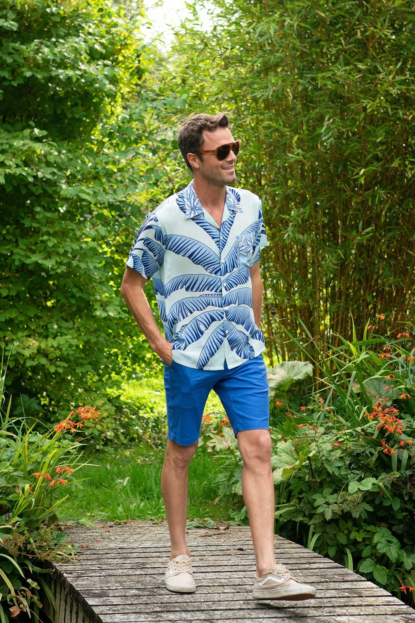 Silk Festival Shirt BANANA TREE