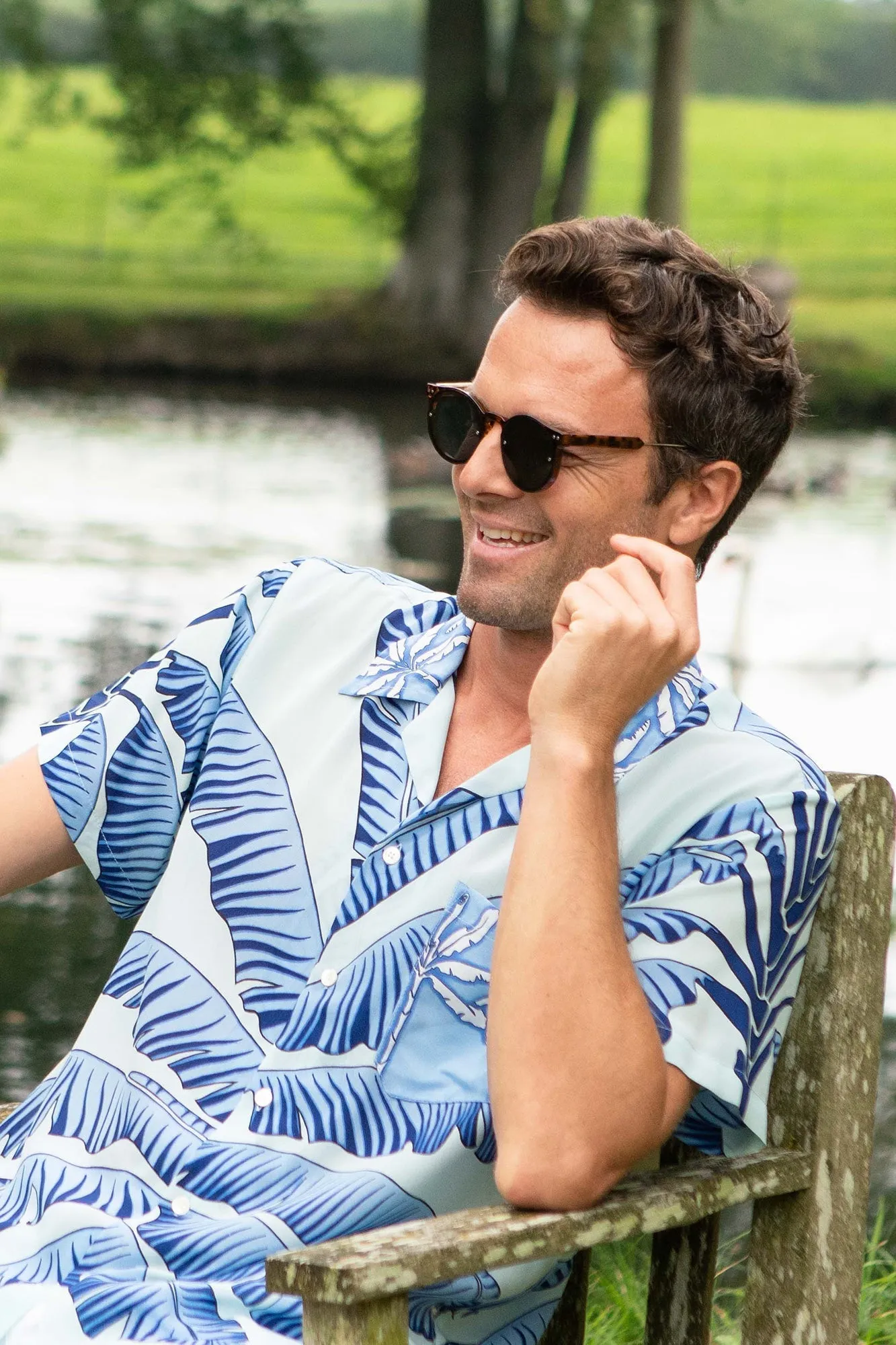 Silk Festival Shirt BANANA TREE