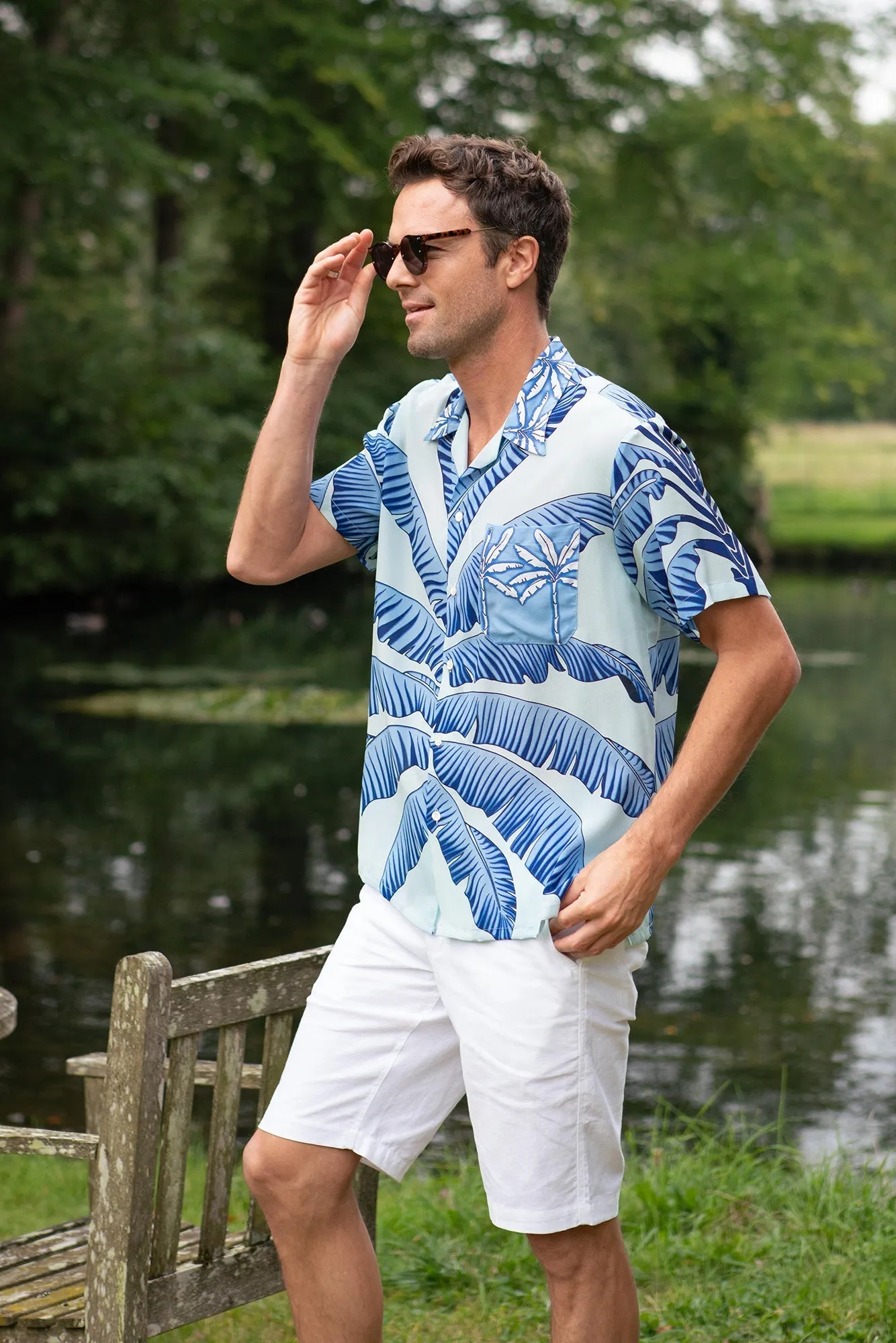 Silk Festival Shirt BANANA TREE
