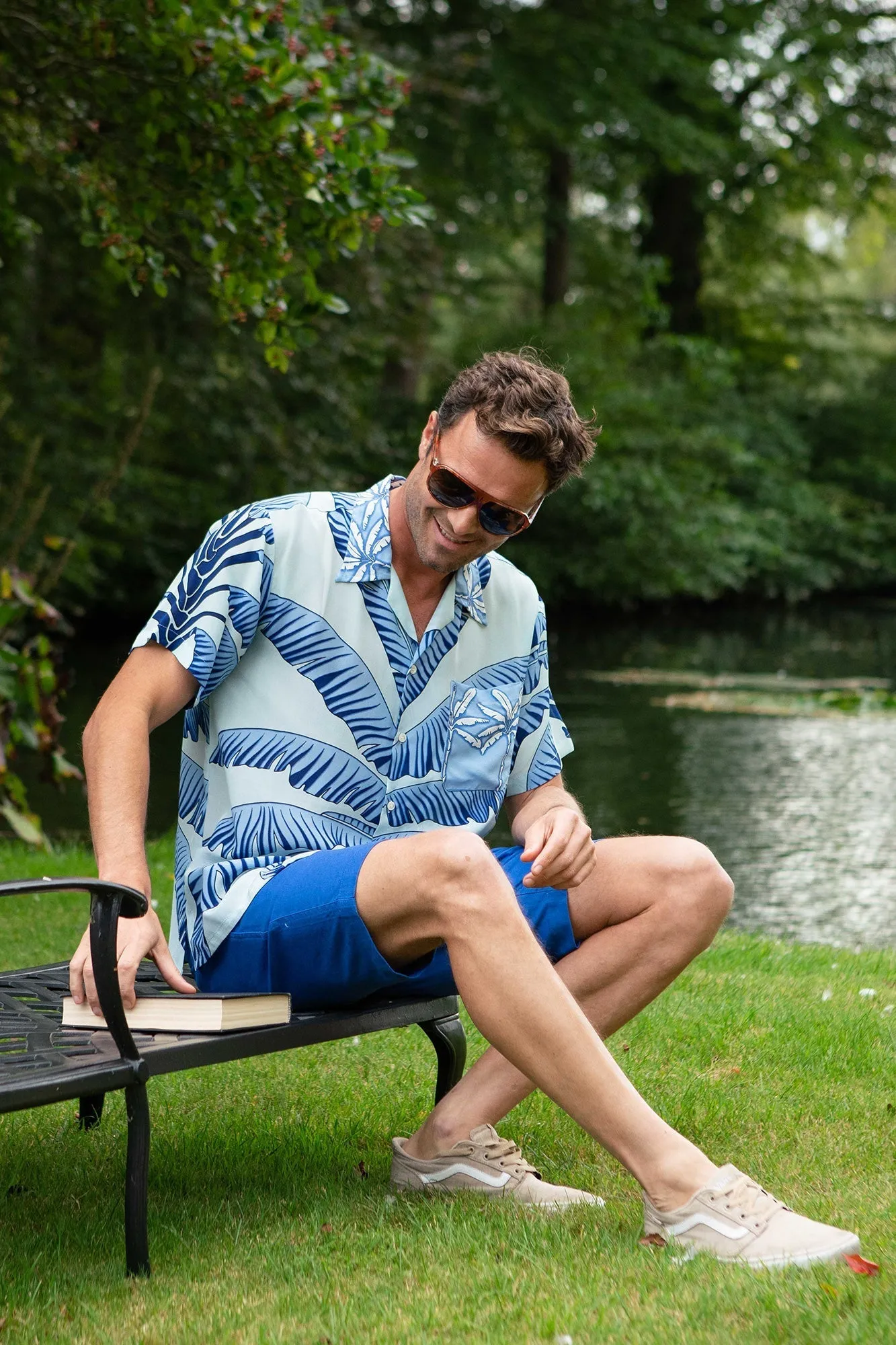 Silk Festival Shirt BANANA TREE