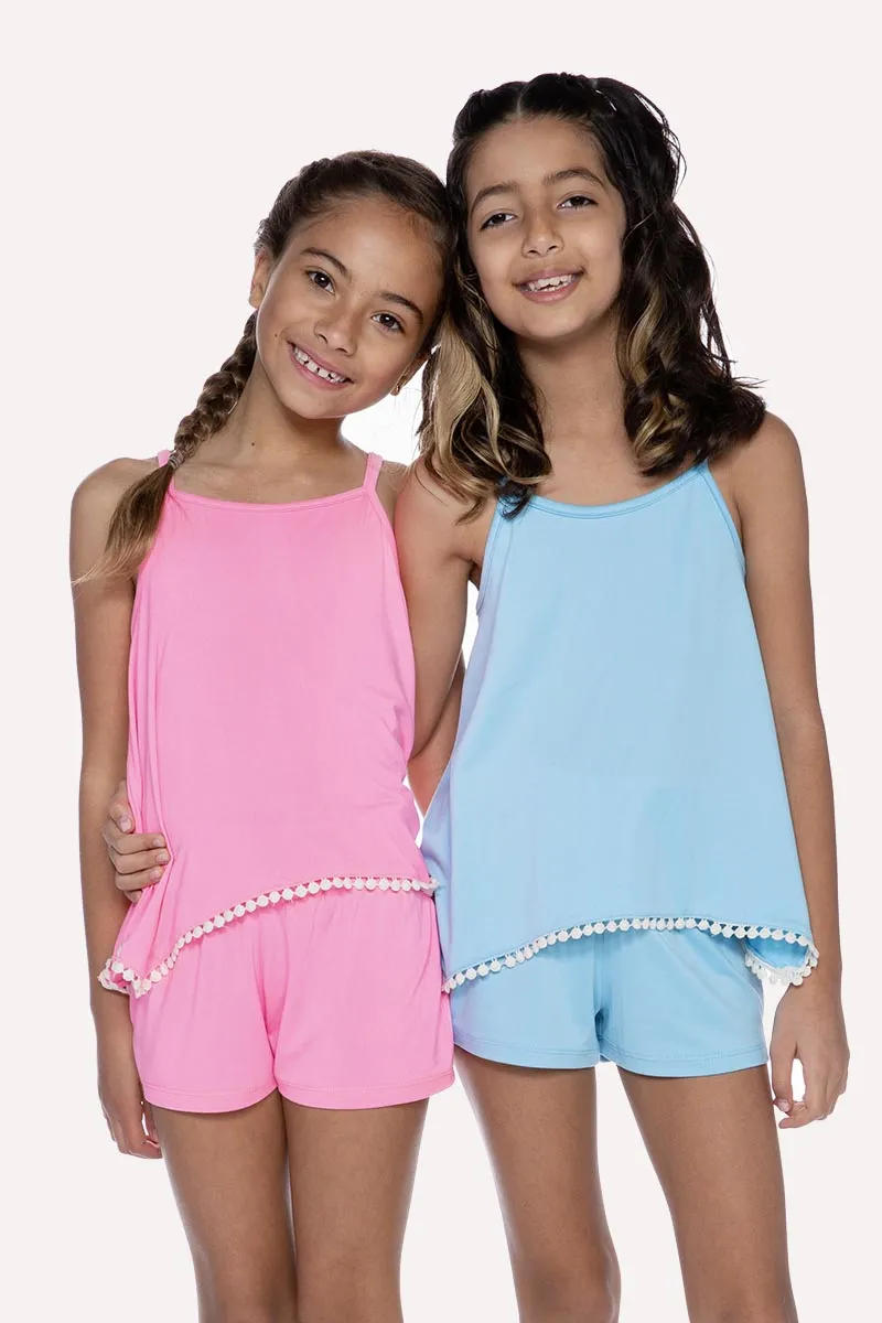 Simply Soft Swing Tank - Neon Barbie Pink