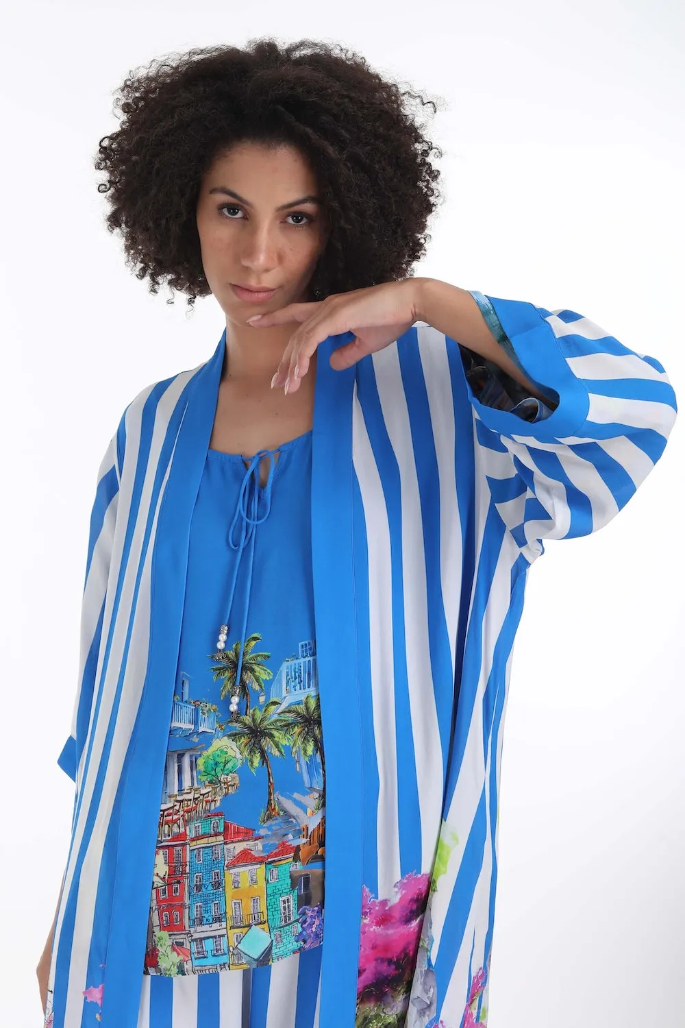 ST TROPEZ - KIMONO SHRUG (LONG)