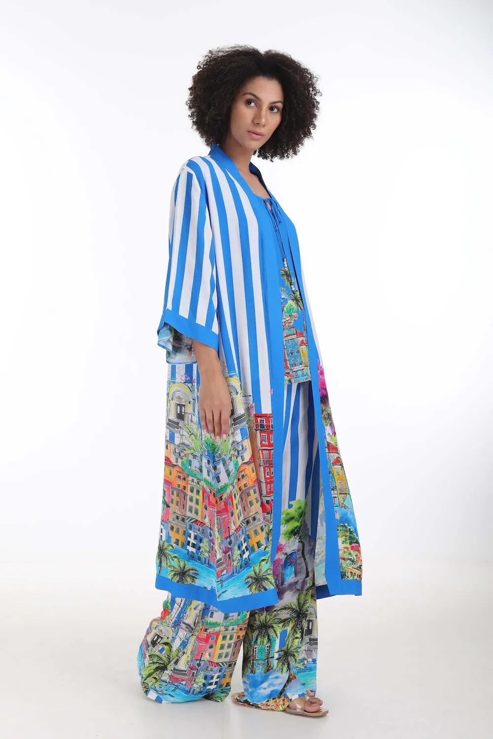 ST TROPEZ - KIMONO SHRUG (LONG)