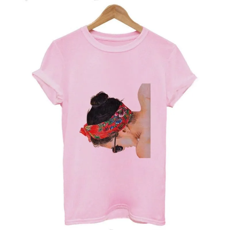 Street-wear Short Sleeve O-Neck T-Shirt