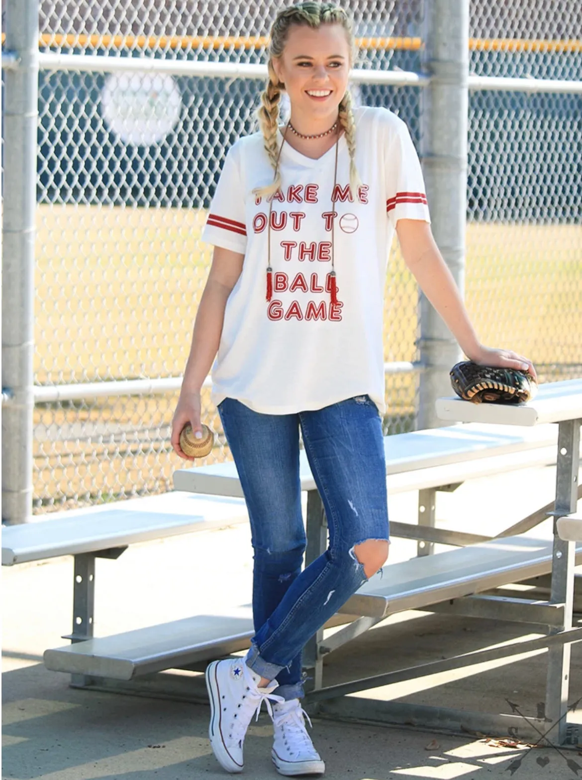 Take Me Out To The Ball Game Tee