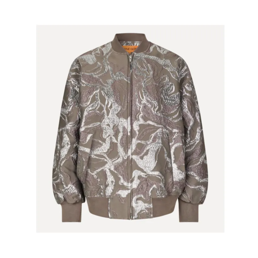 VOLUMINOUS BOMBER JACKET | ABSTRACT FOLIAGE