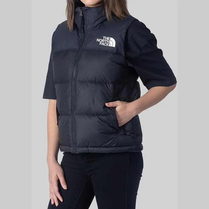 W 1996 Retro Nuptse Vest - Black