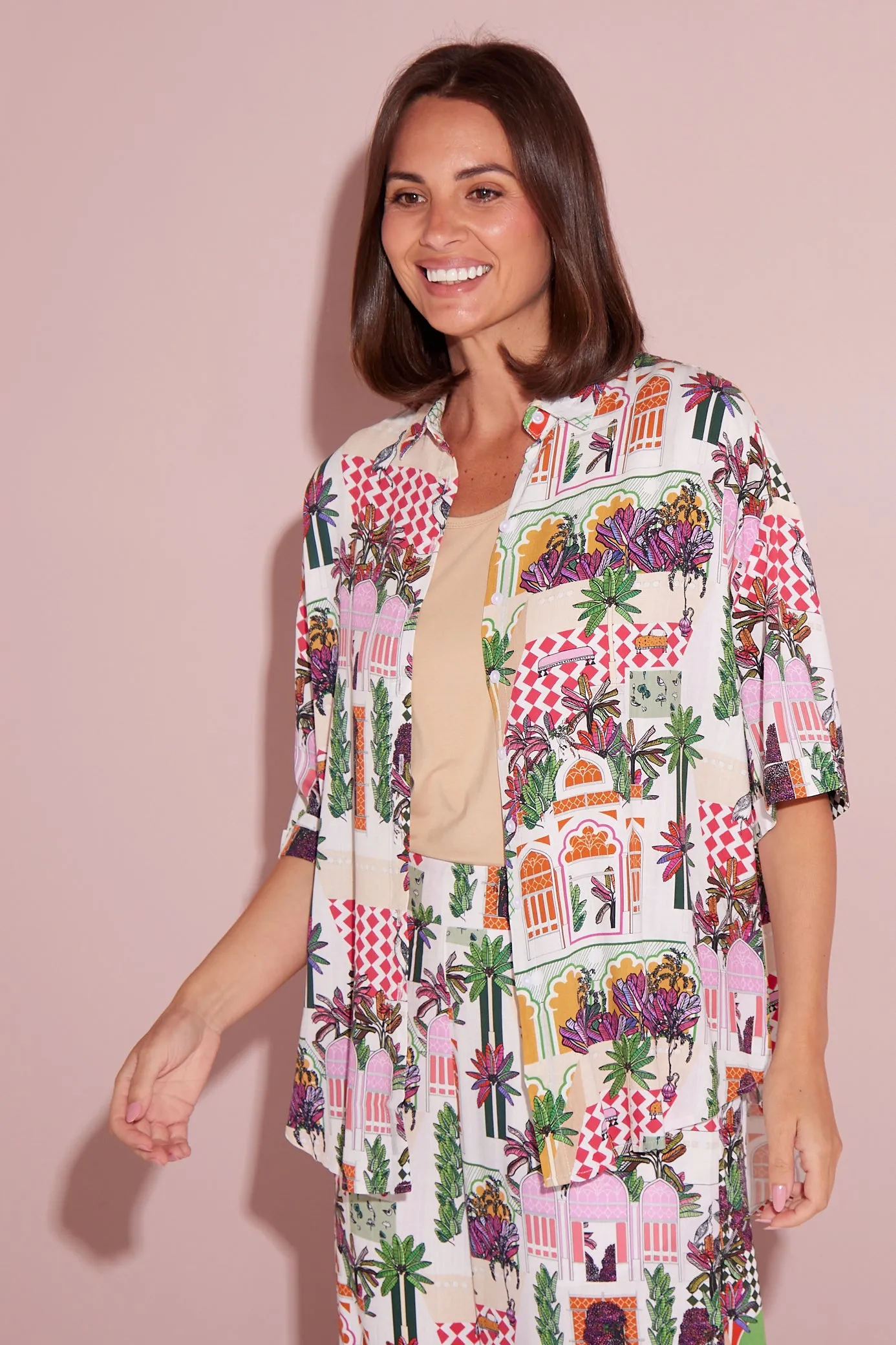 Zafira Short Sleeve Shirt - Marrakesh