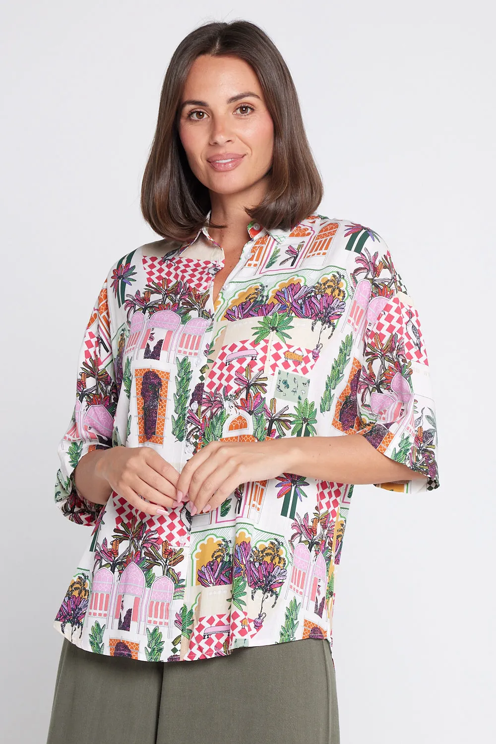 Zafira Short Sleeve Shirt - Marrakesh
