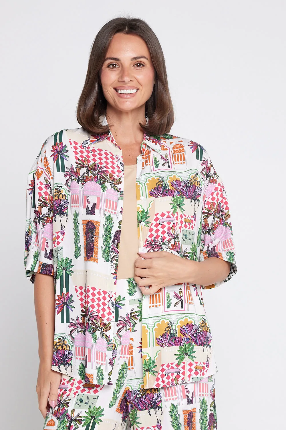 Zafira Short Sleeve Shirt - Marrakesh
