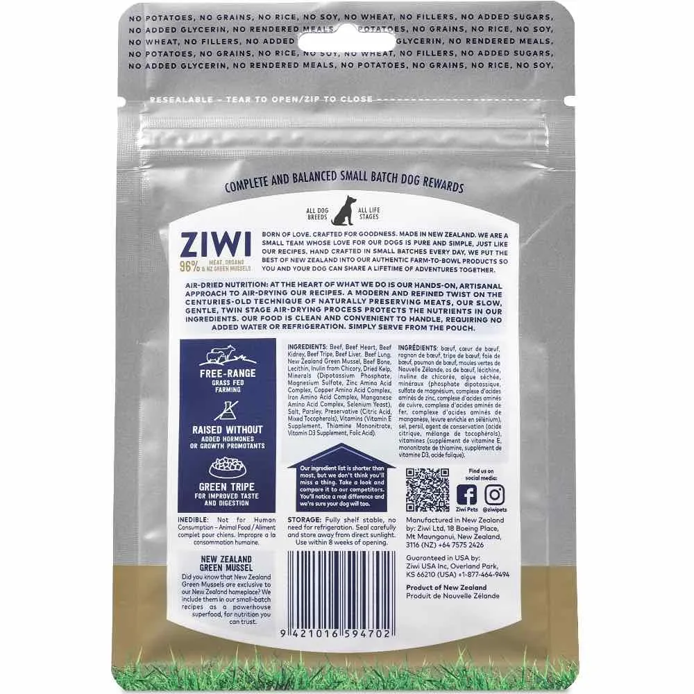 Ziwi Peak Good Dog Rewards Beef Dog Treats 85g