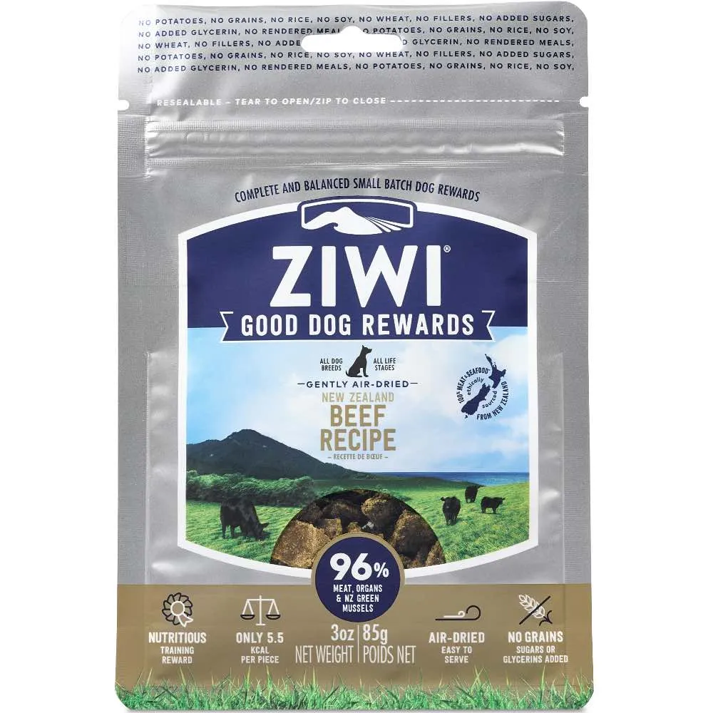 Ziwi Peak Good Dog Rewards Beef Dog Treats 85g